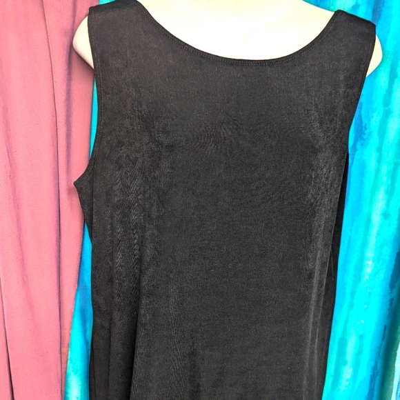 Chico's size 12 plain black tank. - Picture 1 of 4